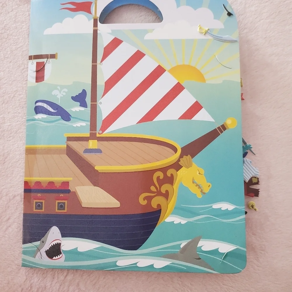Pirate 3d sticker book